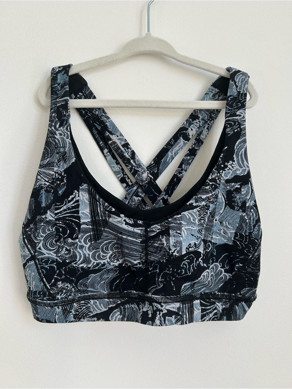 Lululemon Sports Bra "Eternal Wave" Sz 8